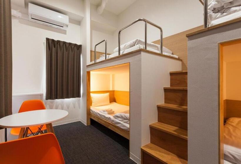 스탠다드 4인룸 2층침대 구비, Abest Cube Naha Kokusai Street Cabin Type Hotel All Room With Key