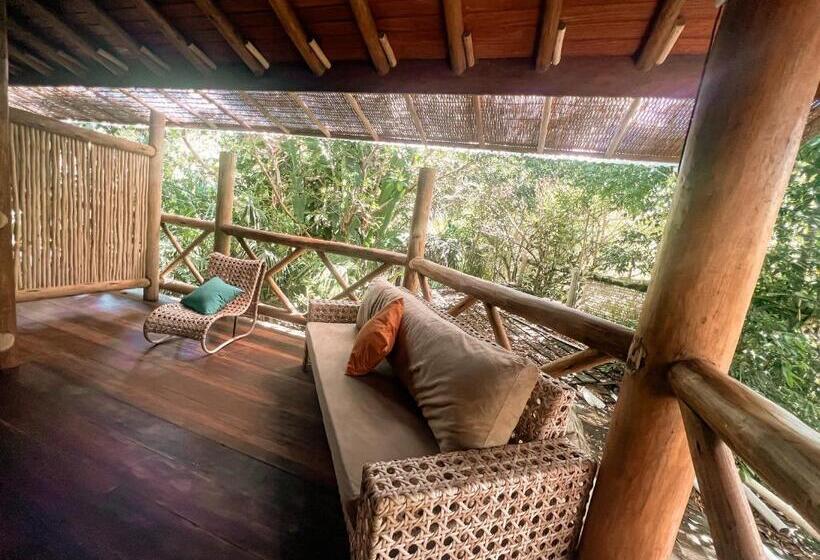 バルコニー付スタンダード４ベッドルーム, Pousada Cajueiro Trancoso