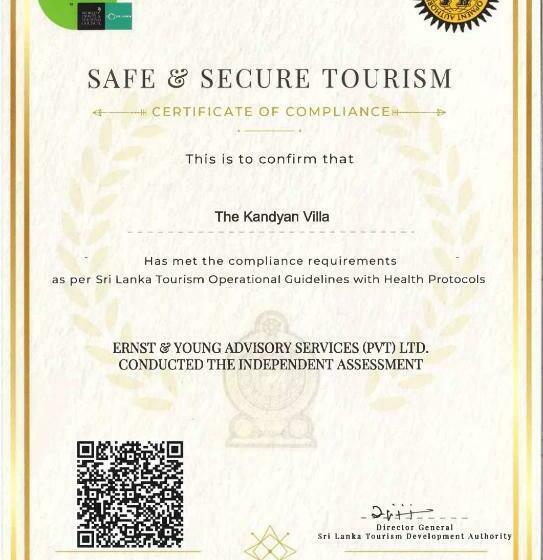 Quarto Deluxe com Sacada, The Kandyan Villa