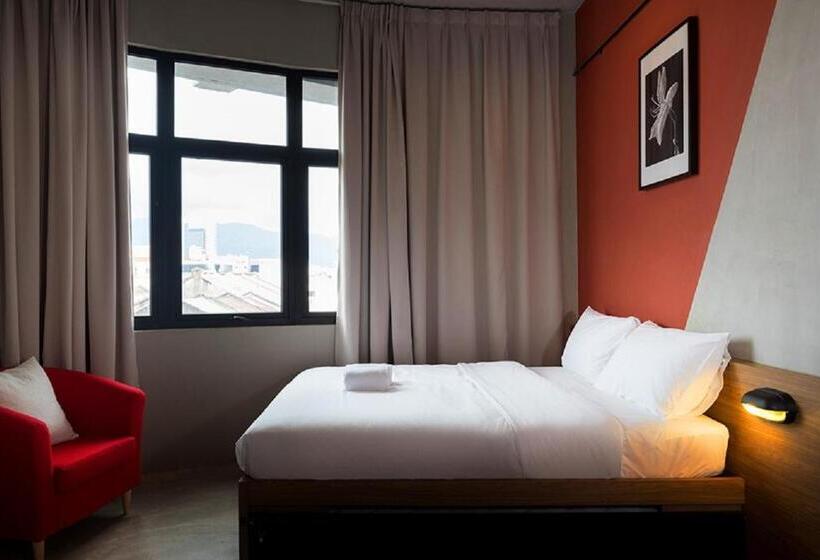 חדר סטנדרט חדר אמבטיה משותף, Tido Hostel Penang