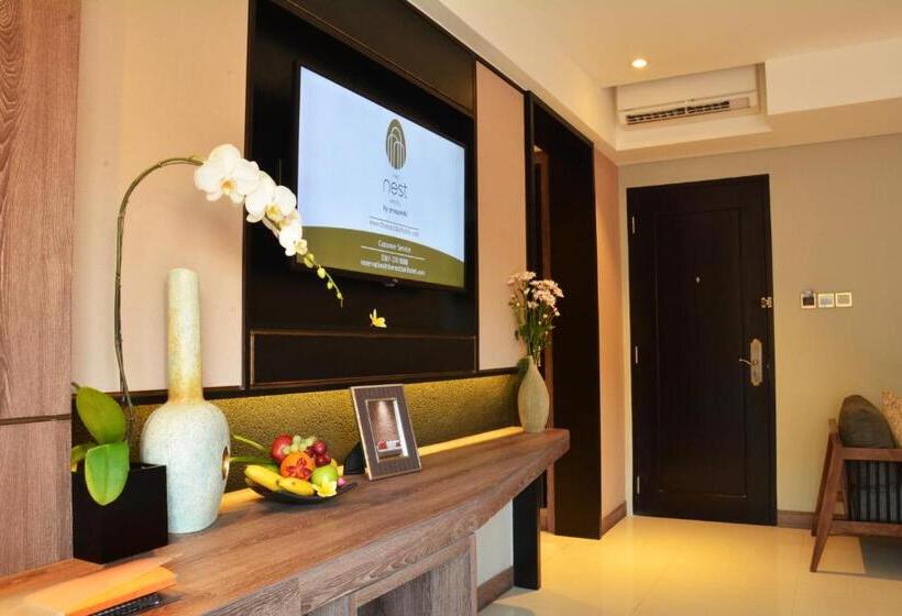 غرفة ديلوكس مزودة بشرفة, The Nest Hotel Nusa Dua