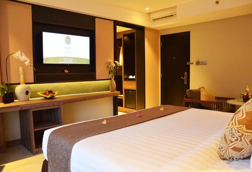 غرفة ديلوكس مزودة بشرفة, The Nest Hotel Nusa Dua