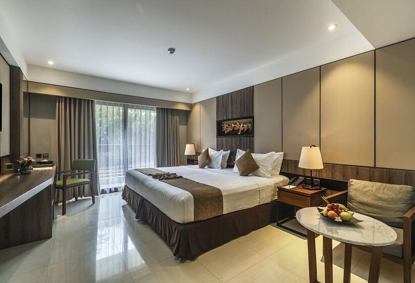 غرفة ديلوكس مزودة بشرفة, The Nest Hotel Nusa Dua