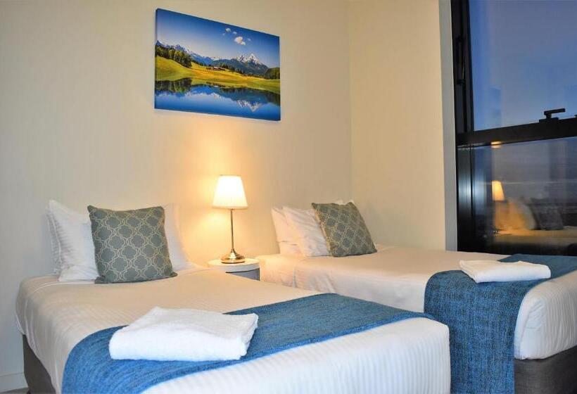 דירת דלוקס 2 חדרי שינה, Melbourne Skyhigh Apartments