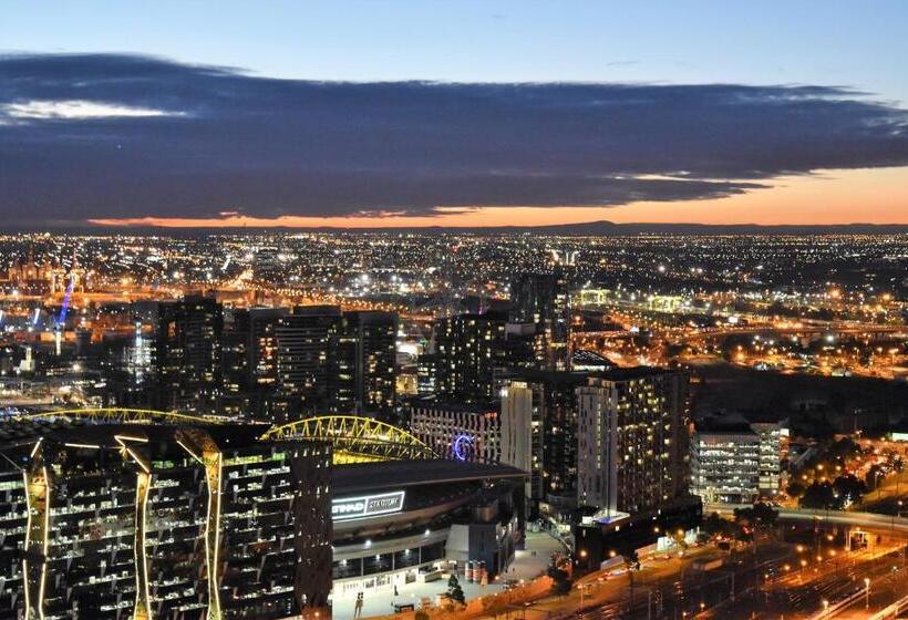 דירת חדר דלוקס, Melbourne Skyhigh Apartments