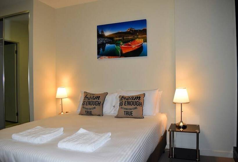 דירת דלוקס 2 חדרי שינה, Melbourne Skyhigh Apartments