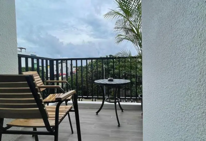 اتاق استاندارد چهارنفره با بالکن, 海的墾丁旅店 Ocean Kt Inn