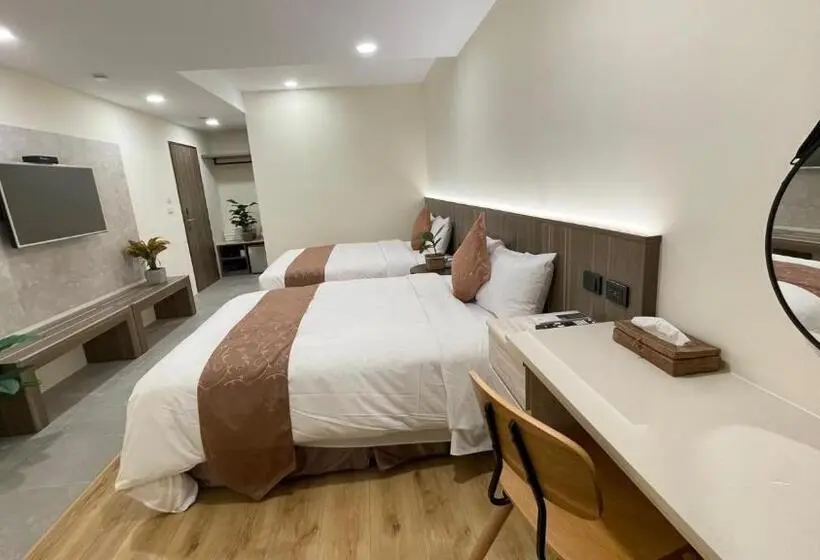 اتاق استاندارد چهارنفره با بالکن, 海的墾丁旅店 Ocean Kt Inn