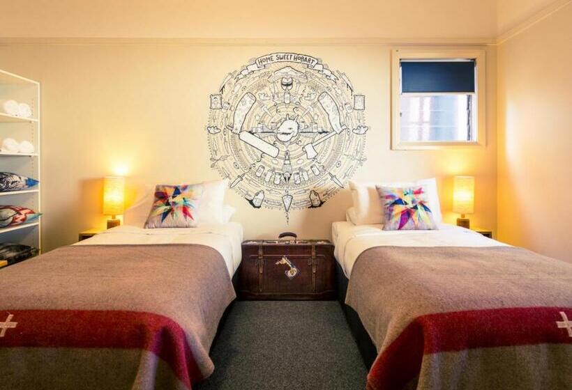 バス共有のスタンダードルーム, Alabama Hotel Hobart