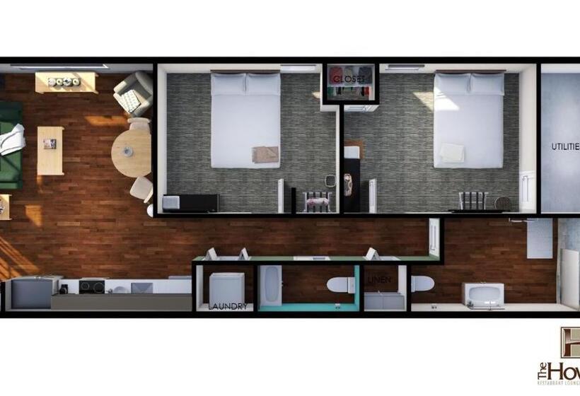 2 Bedrooms Apartment Lake View, Howey Bay Motel