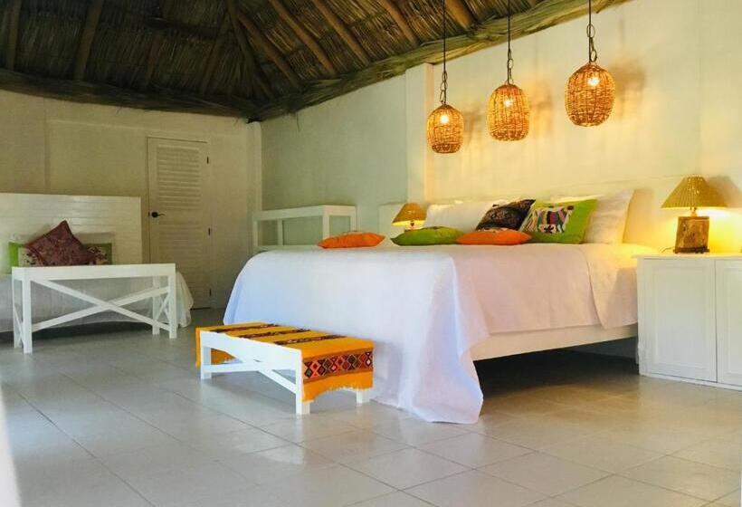 غرفة ديلوكس مزودة بشرفة, Hacienda La Rusa