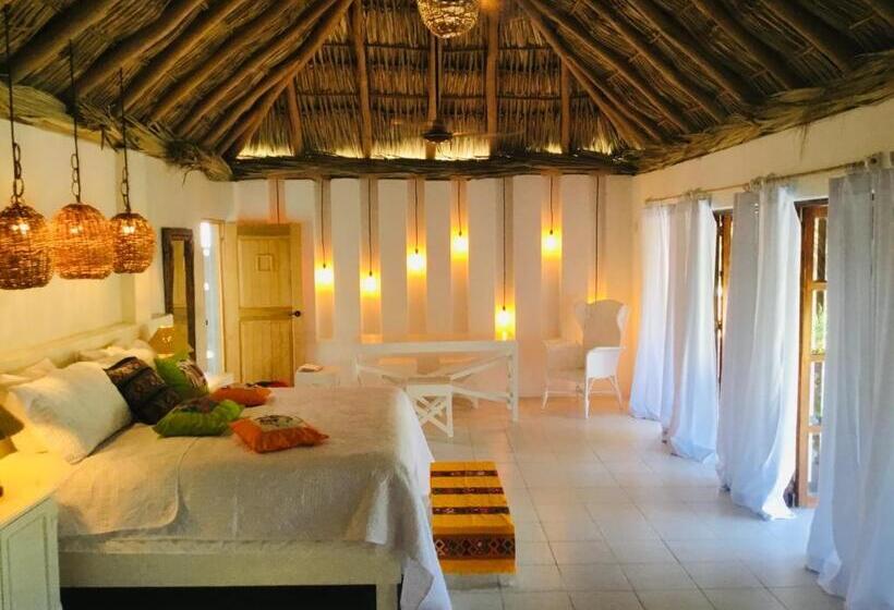 غرفة ديلوكس مزودة بشرفة, Hacienda La Rusa