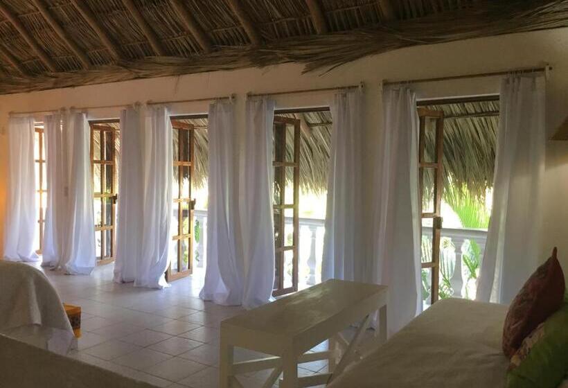 غرفة ديلوكس مزودة بشرفة, Hacienda La Rusa