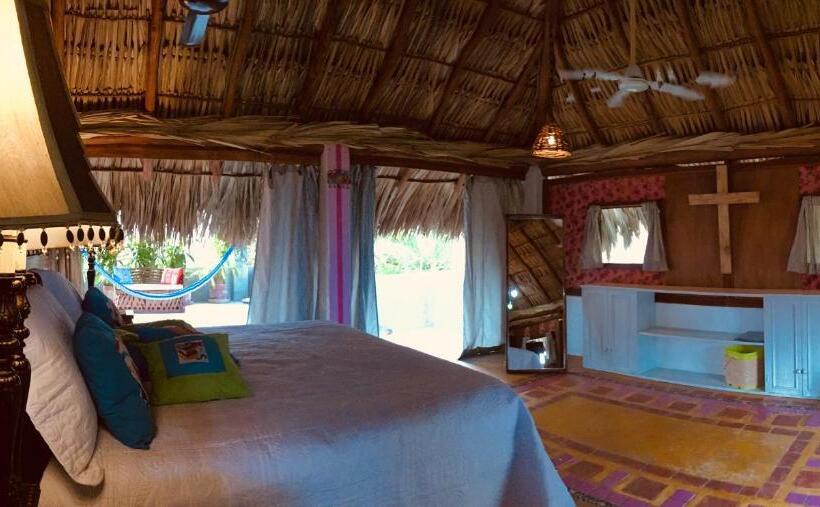 غرفة ديلوكس مزودة بشرفة, Hacienda La Rusa