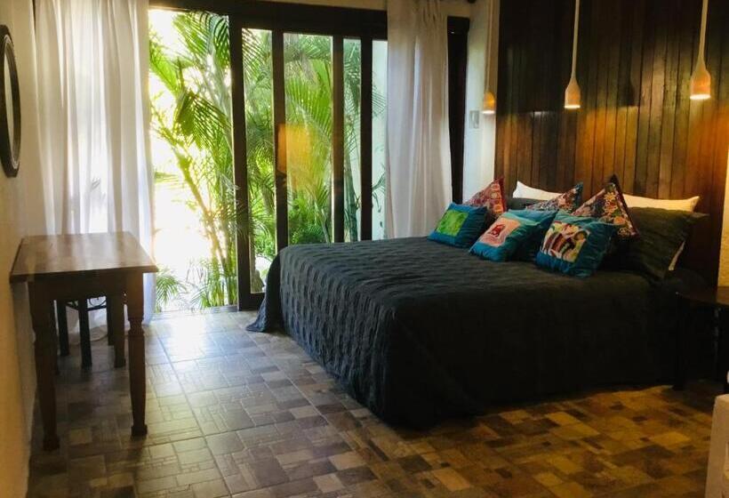 غرفة قياسية مطلّة علي حمام السباحة, Hacienda La Rusa