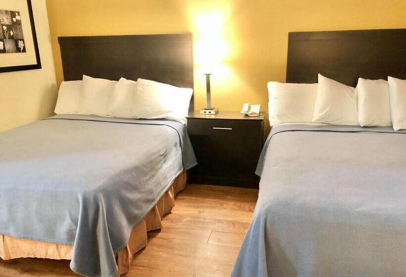 غرفه قياسيه سريرين مزدوجين, Airway Inn   Iah Airport