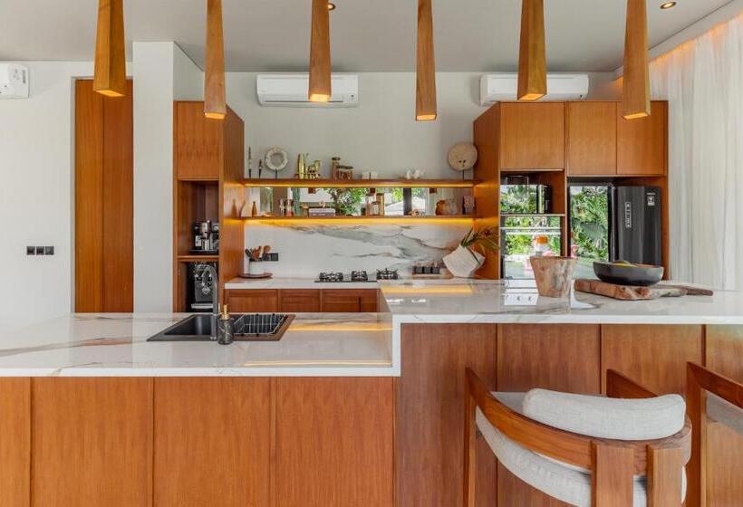 فيلا غرفة نوم واحدة مع مسبح, Villa Morada Canggu By Nakula