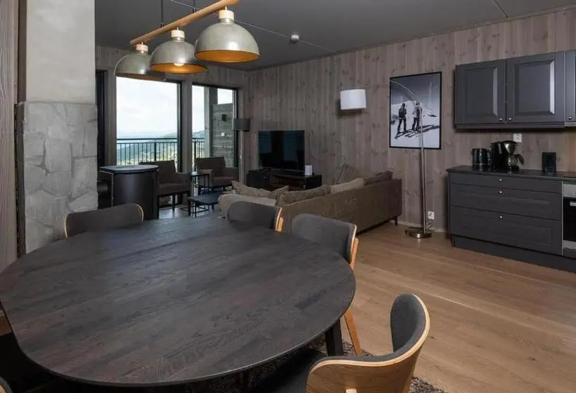 景色の見える一ベッドルームアパートメント, Gausta Residence