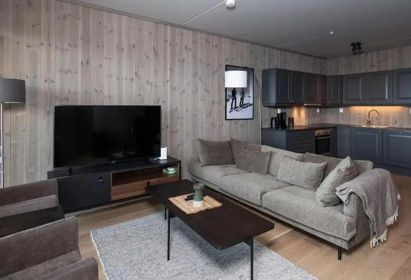 景色の見える一ベッドルームアパートメント, Gausta Residence