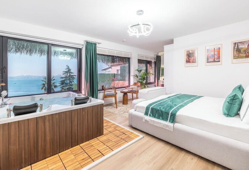 Номер Deluxe Вид на Море, Hillora Hotel Buyukada