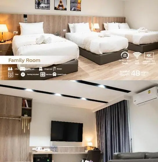 スタンダード４人部屋, Indigo Hotel Hatyai
