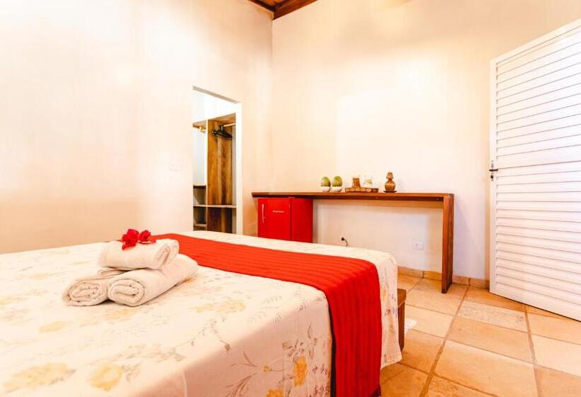 חדר דלוקס עם מרפסת נוף לים, Mae Terra Du Brasil