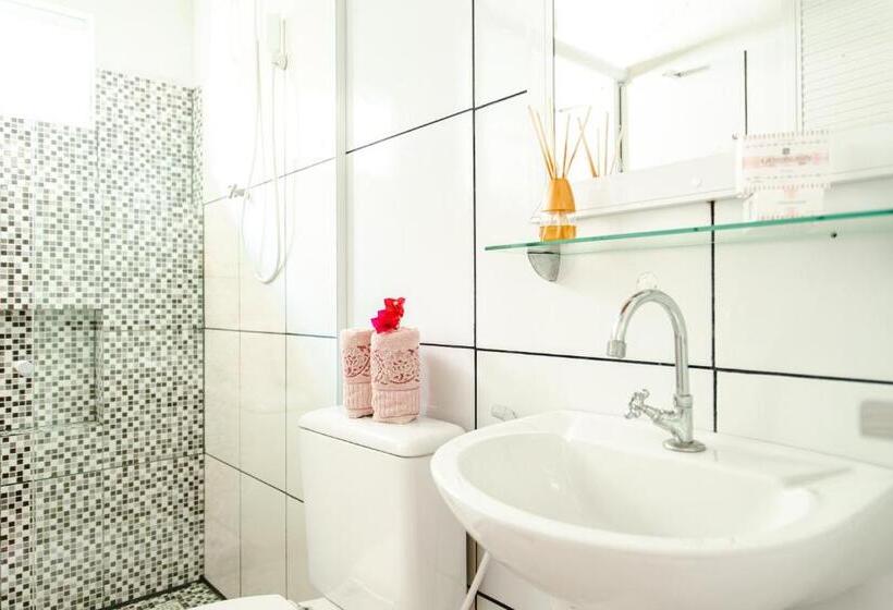 חדר דלוקס עם מרפסת נוף לים, Mae Terra Du Brasil