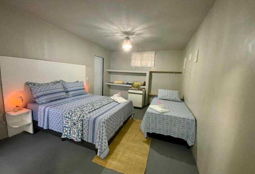 חדר סטנדרט לשלושה עם נוף לגינה, Mae Terra Du Brasil