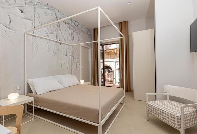 غرفة ديلوكس مزودة بشرفة, Palazzo Albergamo