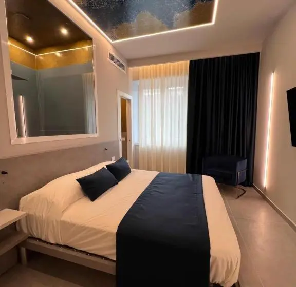 キングサイズベッドのデラックスルーム, Shanti Rooms & Apartments Lucullo