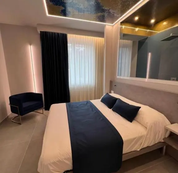 キングサイズベッドのデラックスルーム, Shanti Rooms & Apartments Lucullo