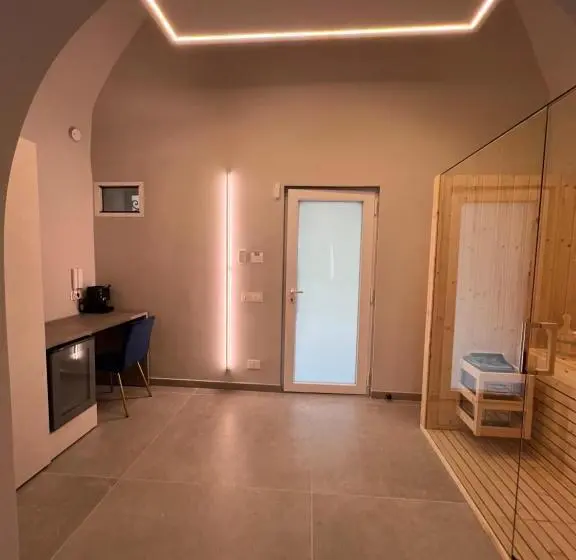 キングサイズベッドのデラックスルーム, Shanti Rooms & Apartments Lucullo