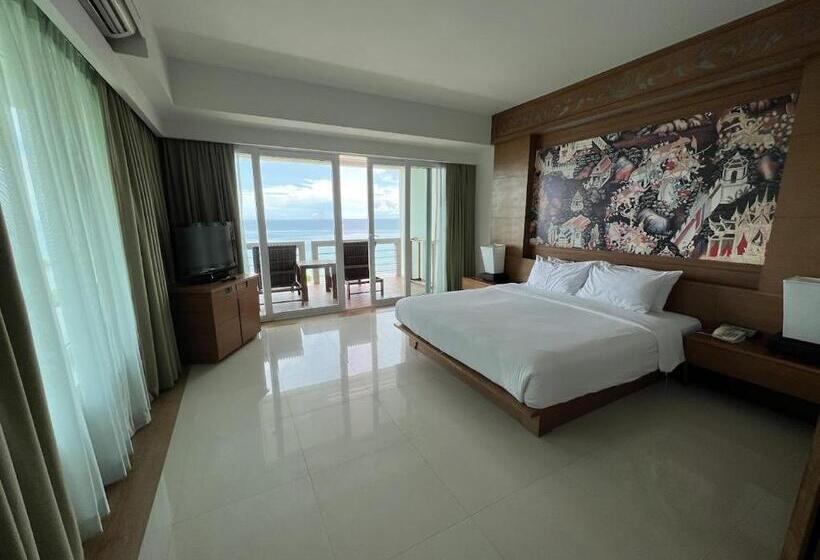 חדר דלוקס עם מרפסת נוף לים, Sea View Resort & Spa Koh Chang
