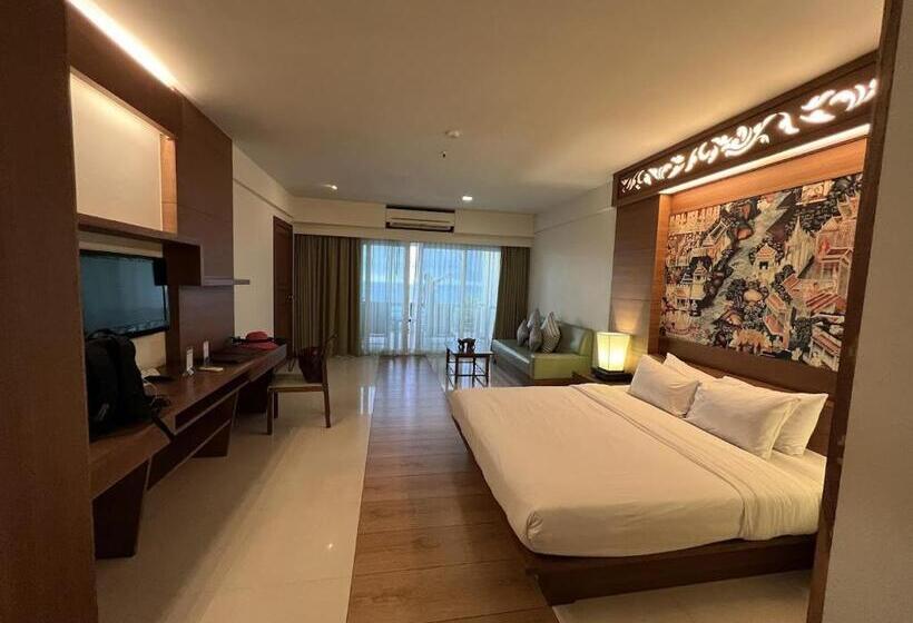 חדר דלוקס עם מרפסת נוף לים, Sea View Resort & Spa Koh Chang