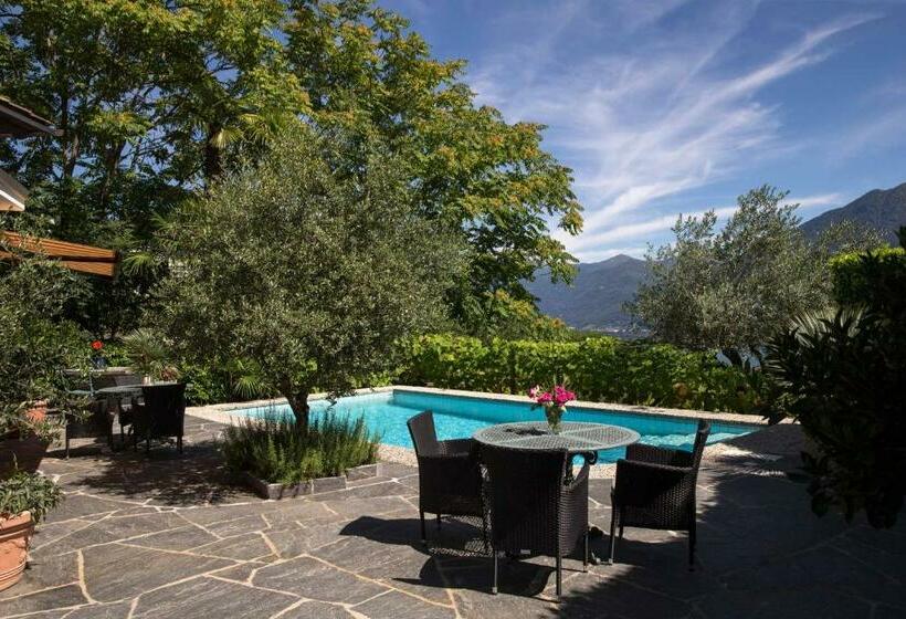 اتاق لوکس با چشمانداز باغ, Boutique Hotel Albergo Brione