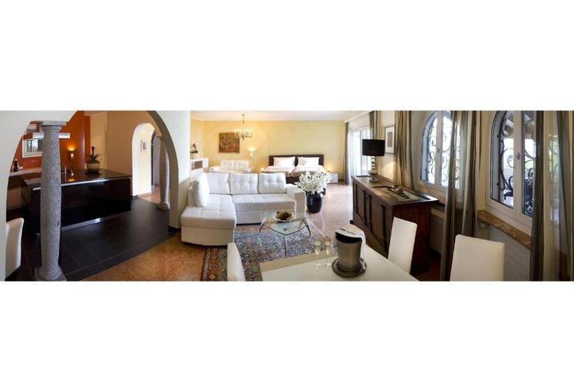 Suite with lake view, Boutique Hotel Albergo Brione