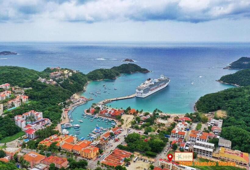 带2个双人床的标准工作室, Huatulco Máxico