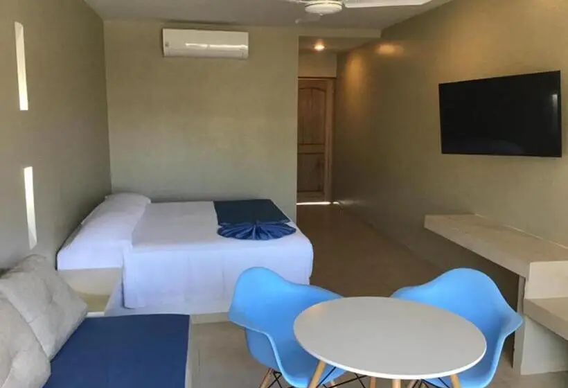 キングサイズベッドのスイートルーム, Huatulco Máxico