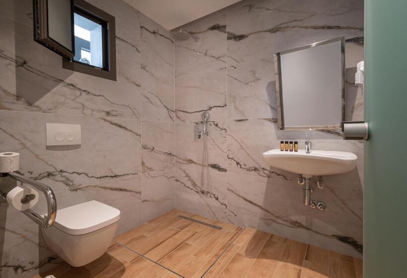 חדר סטנדרט מותאם לאדם עם מוגבלויות, Elegant Maltepe By Travel Pro Services   Kallithea Halkidiki