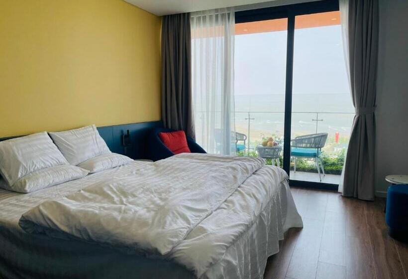 استودیوی استاندارد با چشمانداز دریا, Khách Sạn Flamingo Ibiza Hải Tiến View Biển đẹp