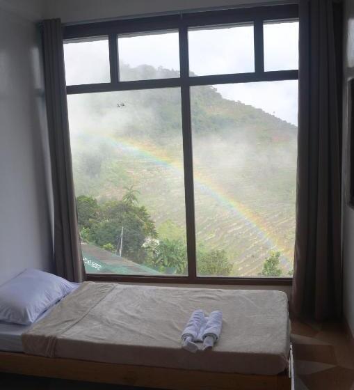 غرفة ديلوكس مزودة بشرفة, Batad Roberto S Abung Inn And Restaurant