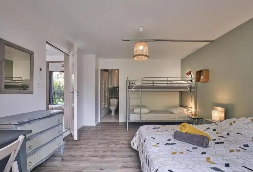 ファミリールーム, Gîte Laportella   Chambre
