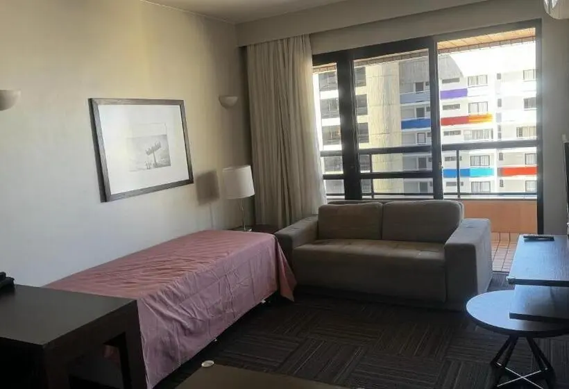 バルコニー付き１ベッドルームアパートメント, Flat Fantástico No Hotel Bonaparte B