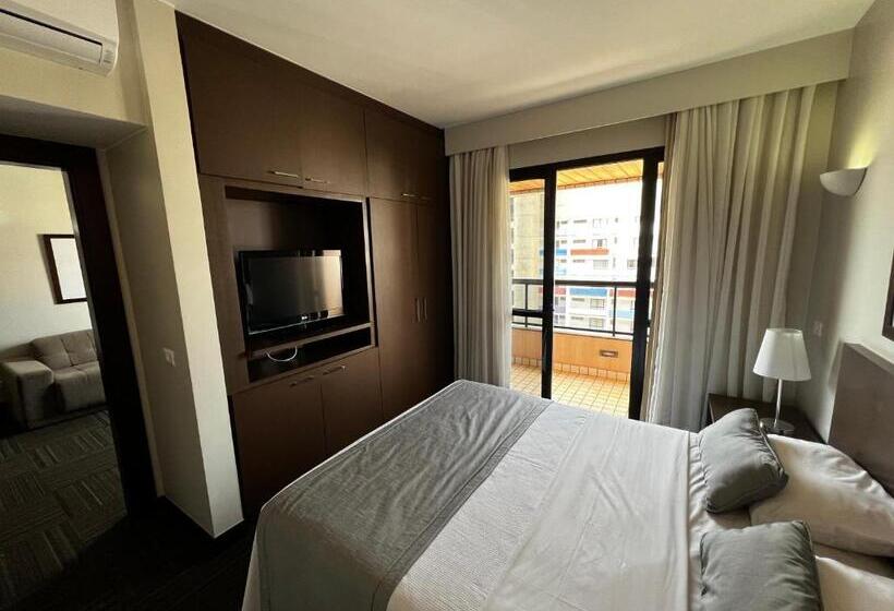 침실 1개 발코니 아파트, Flat Fantástico No Hotel Bonaparte B