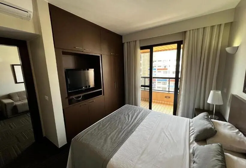 バルコニー付き１ベッドルームアパートメント, Flat Fantástico No Hotel Bonaparte B