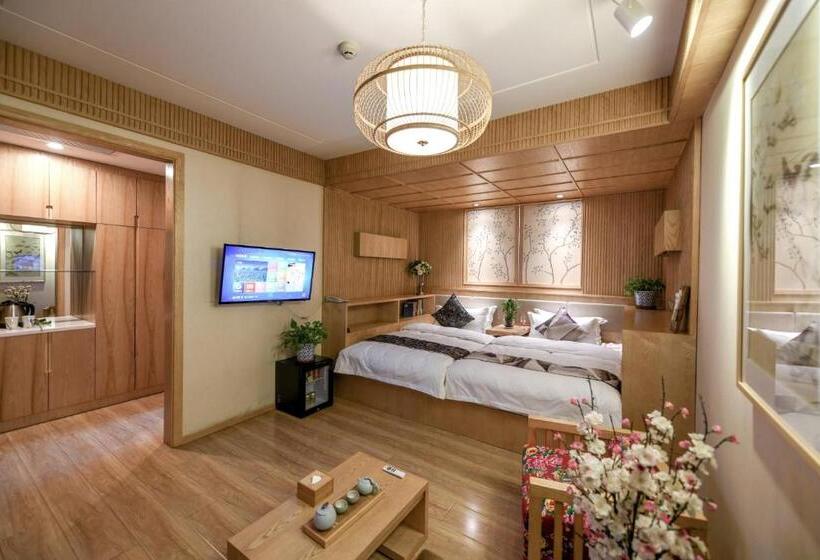 Семейный номер Делюкс с кроватью размера king size, Water Hotel, Pingyao