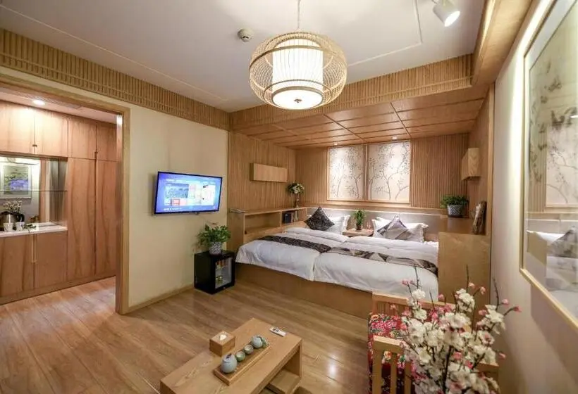 デラックスファミリールームキングサイズベッド, Water Hotel, Pingyao
