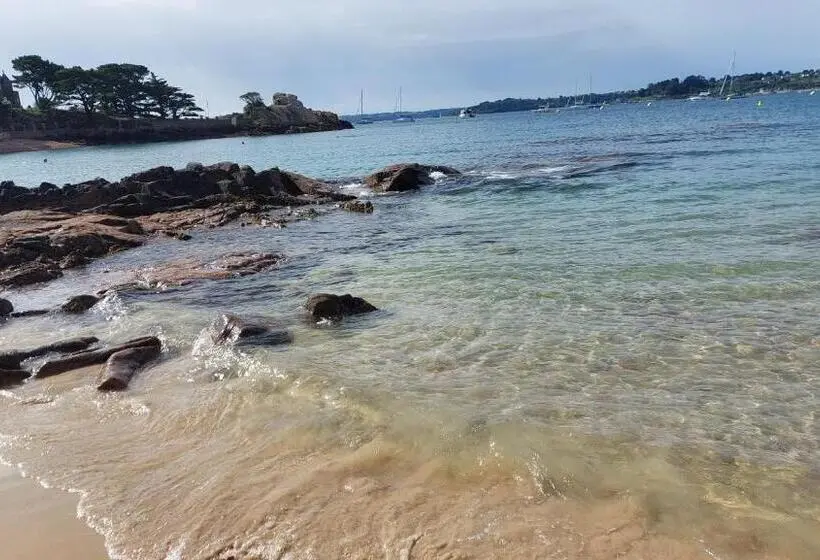 اتاق استاندارد با تراس, L Escale Fleurie à Saint Brieuc