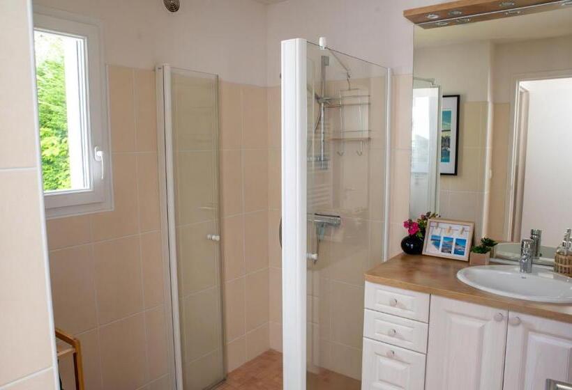 اتاق استاندارد با تراس, L Escale Fleurie à Saint Brieuc