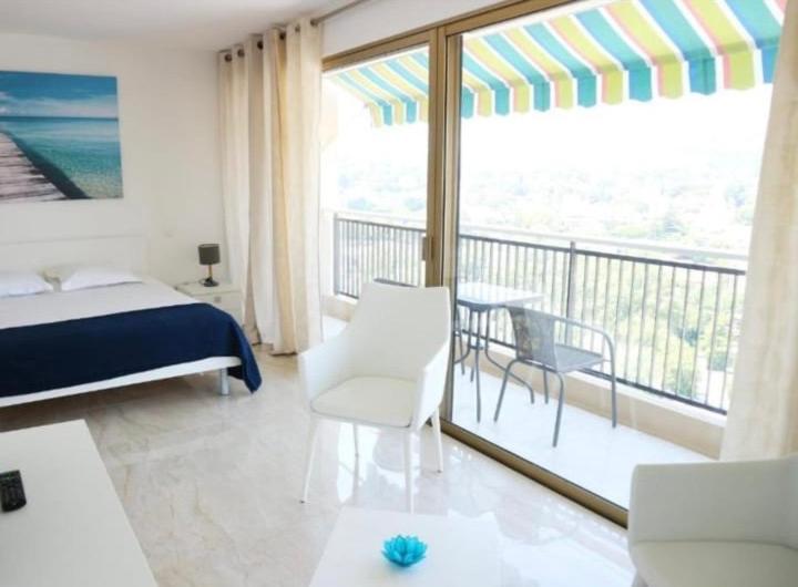 1침실 테라스 아파트 바다 전망, Cozy 2 Rooms Apartment In Yacht Port Cannes Marina